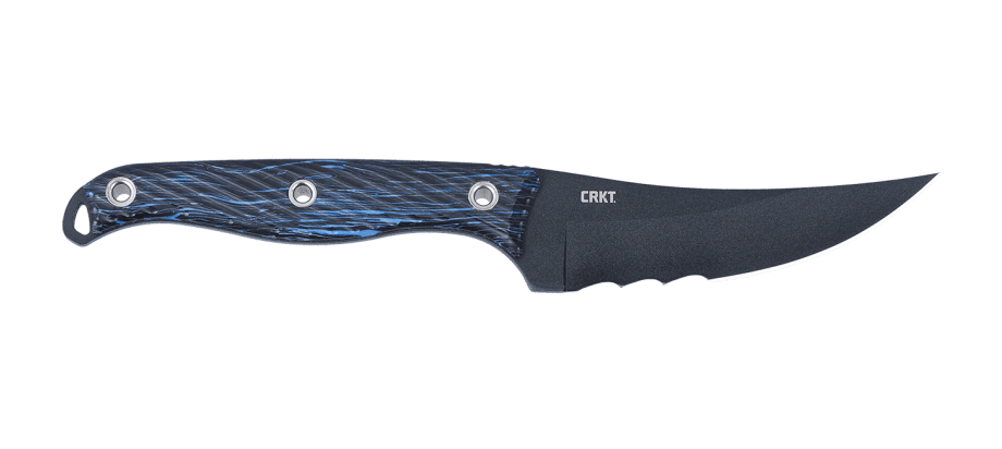 COLUMBIA RIVER KNIFE & TOOL Clever Girl Fixed Blade Knife with Sheath:  Powder Coated SK5 Steel, Upswept Blade, Textured Nylon Handle, Molle  Compatible Sheath 2709,Black 