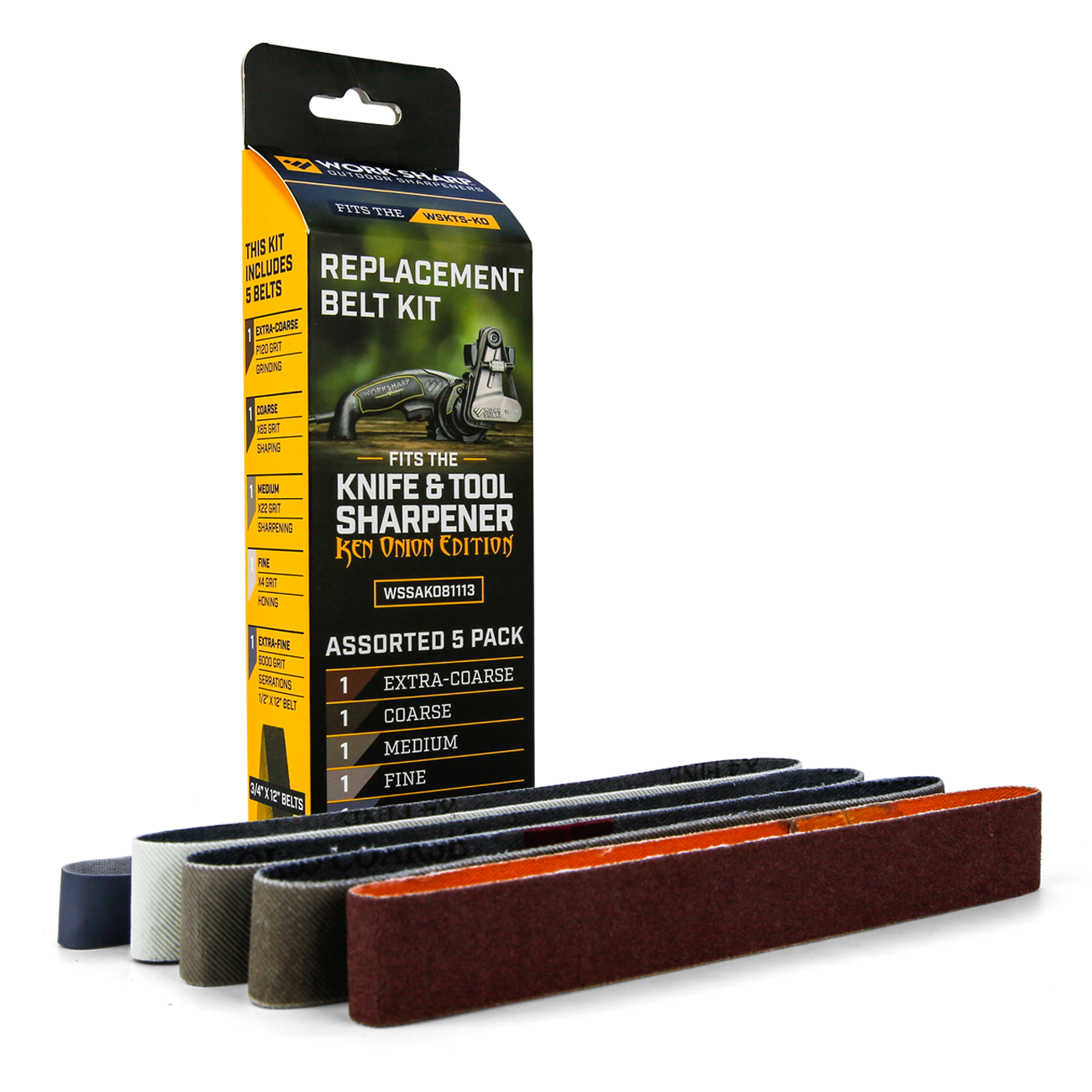 Work Sharp WSKTS-KO Extra Coarse Belt Kit