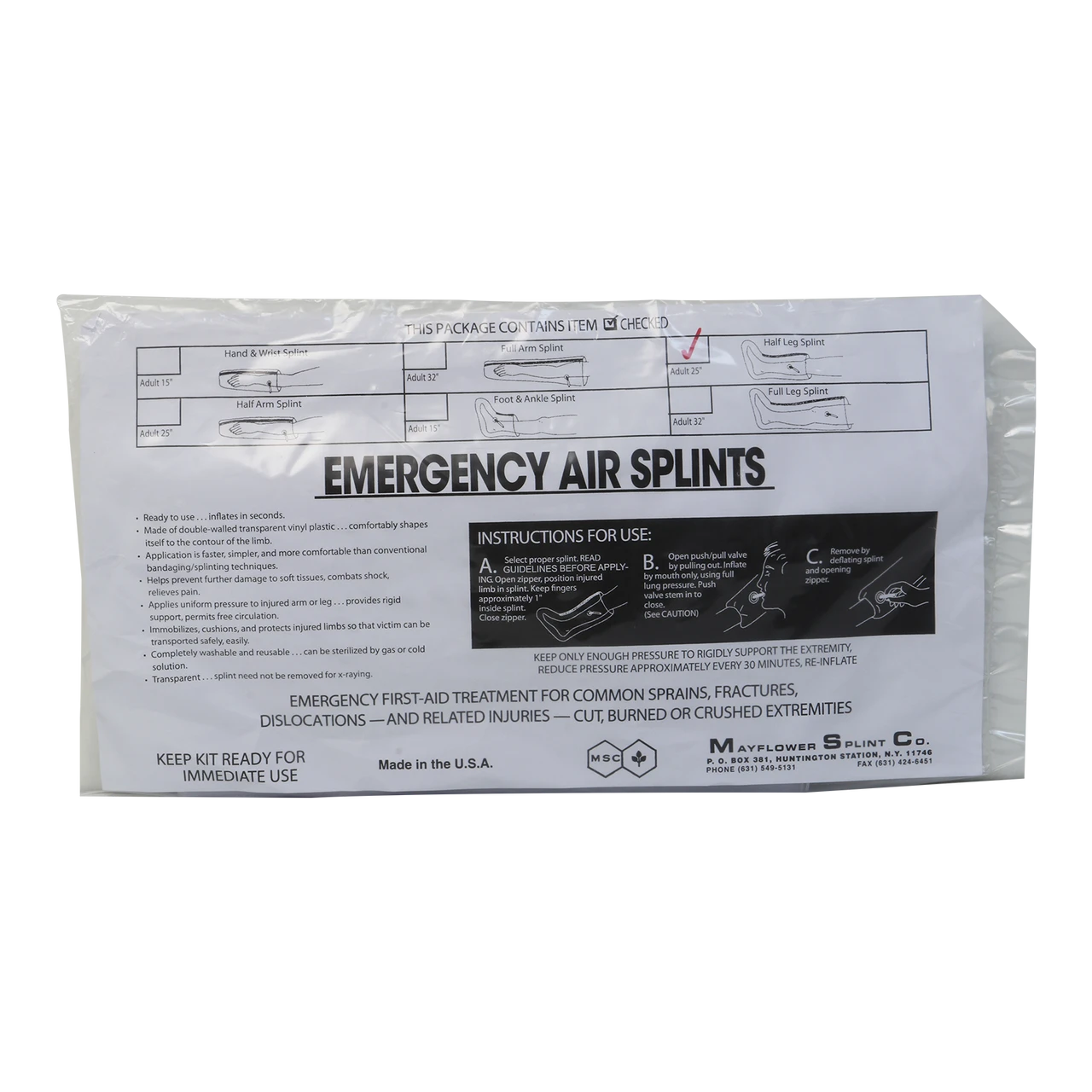 Immobilization and Extrication - Splints - Page 1 - Dixie EMS
