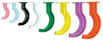 Berman Oral Airway Set, Color Coded, 8 Pack - Dixie EMS