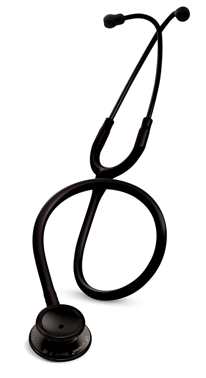 3M Littmann Classic II S.E. 聴診器 ブラック 3M Littmann 28'' Classic II S.E. Stethoscope, Black Plated