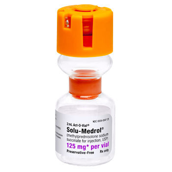 SoluMedrol (Methylprednisolone Sodium Succinate) Injection, USP 125 mg