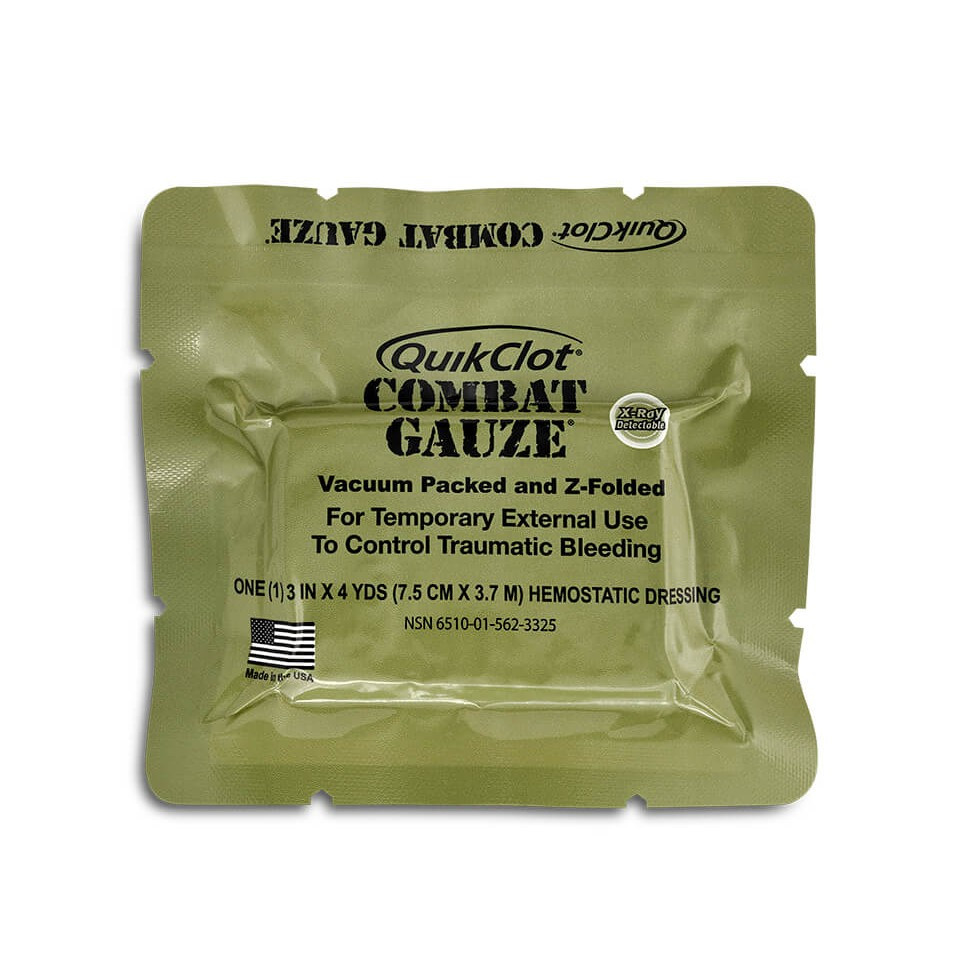 QuickClot Combat Gauze, Z-Fold - Dixie EMS