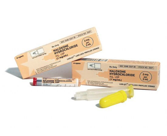Naloxone HCl Injection, USP 1mg/mL - 2mL Luer Jet Syringe - Dixie EMS