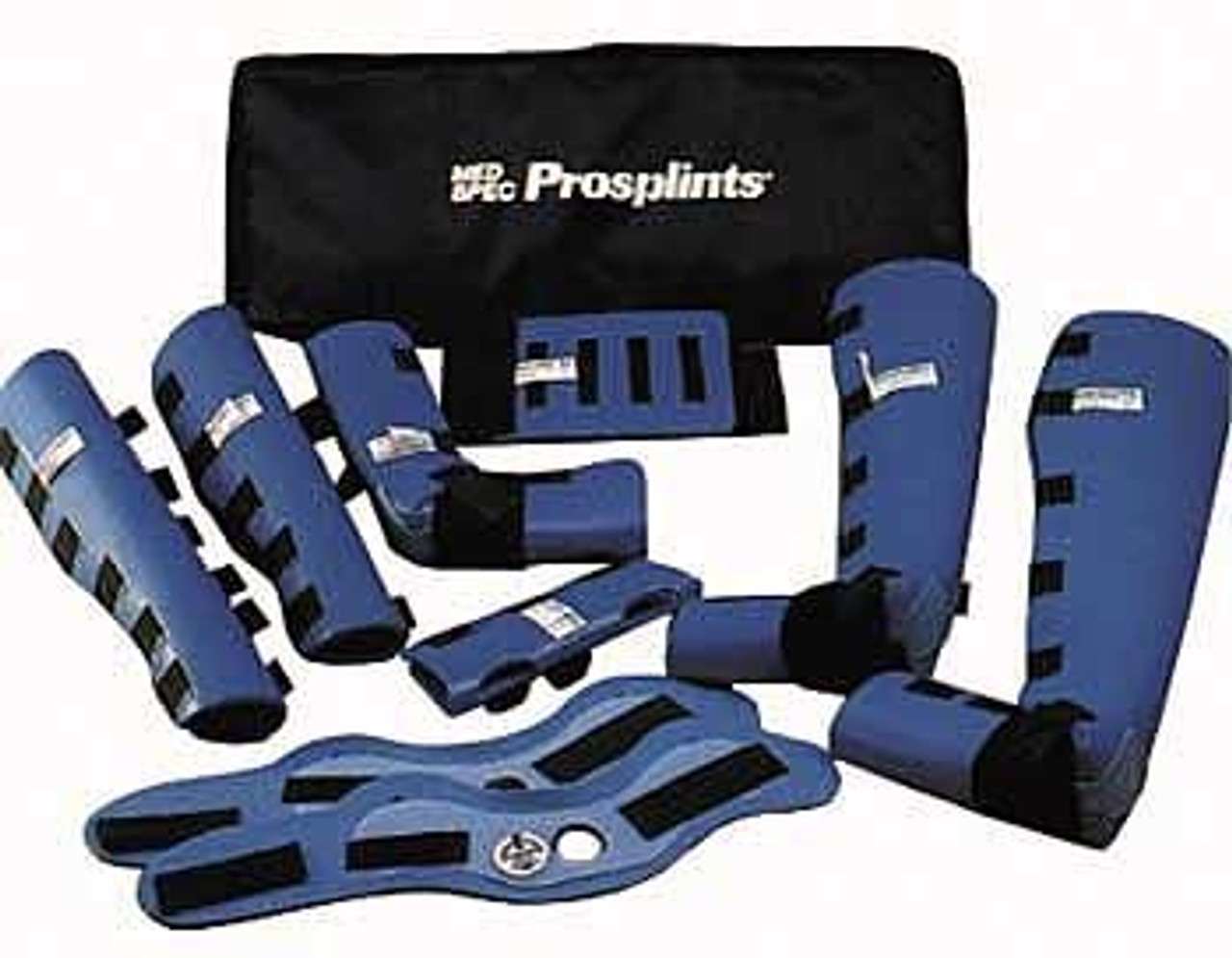 MEDSPEC Prosplints Deluxe Adult Kit w/ Carry Bag - Dixie EMS