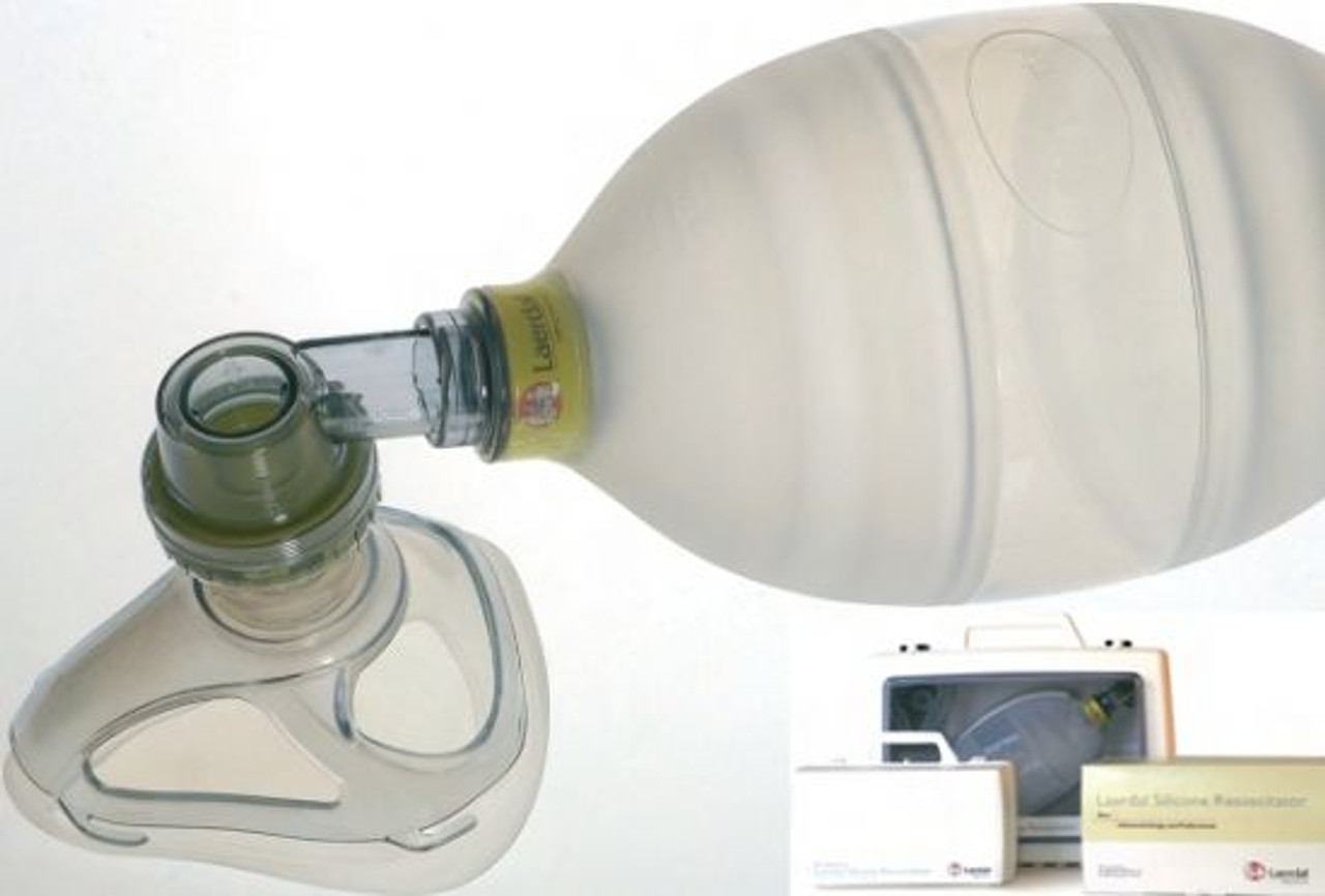 Laerdal Silicone Resuscitator 成人用 未使用 Laerdal Silicone Resuscitator, Adult Complete | Laerdal Medical