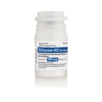 Diltiazem Hydrochloride Injection 100mg/15mL Single Dose AddVantage
