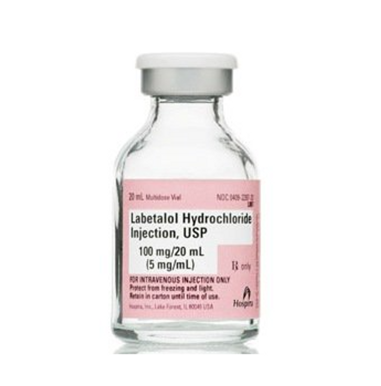Labetalol HCL Injection, USP, 100mg, 20mL Vial