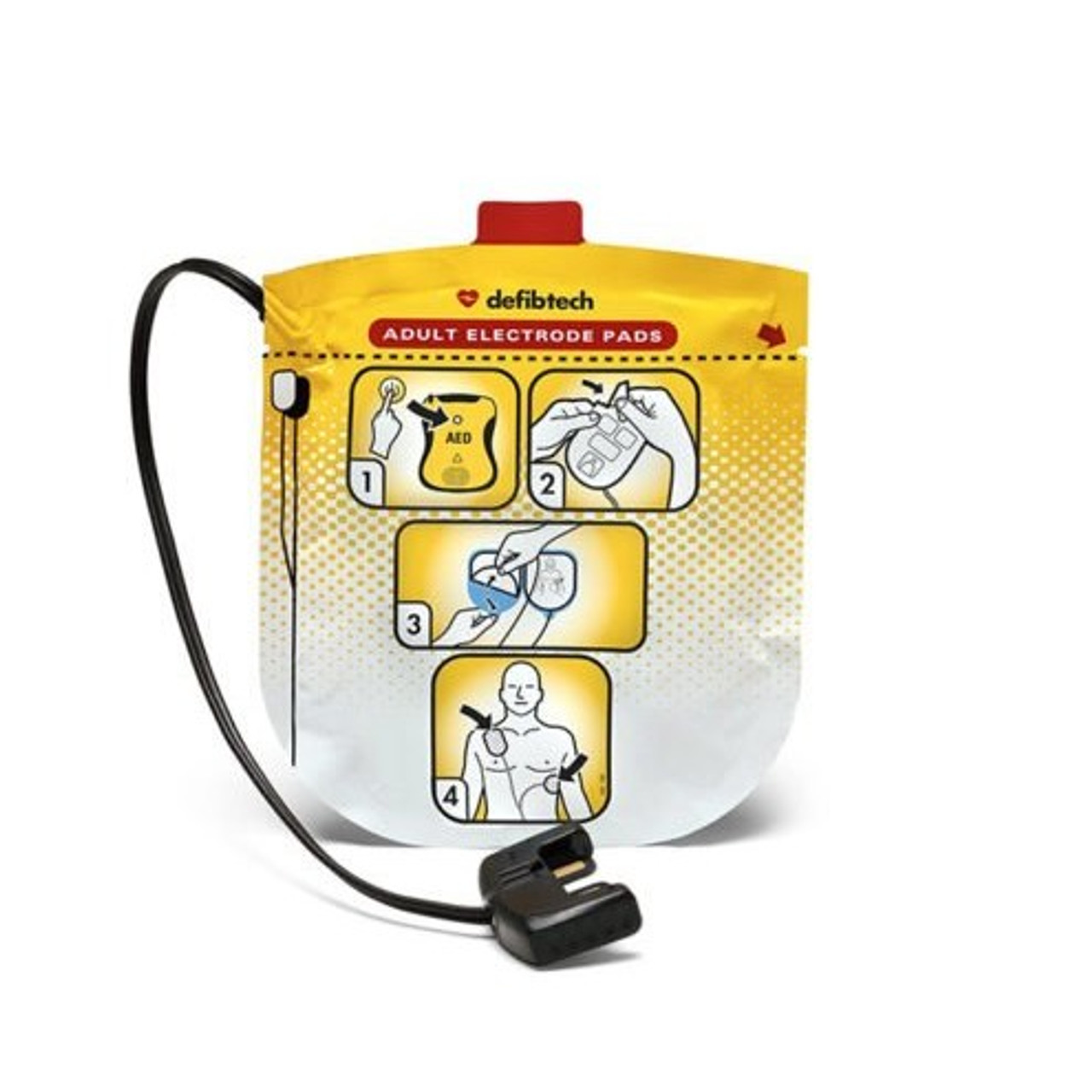 Defibtech Lifeline View Adult Electrode Pads defibtech-lifeline-view-adult-electrode-pads