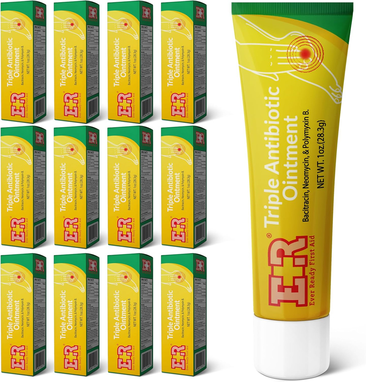 Ever Ready First Aid Fiolle Burn Ointment 1/8oz, Box of 6 - Ever Ready First Aid