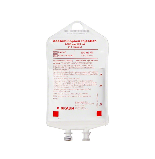 Acetaminophen Injection 1,000 mg/100 mL (10 mg/mL)