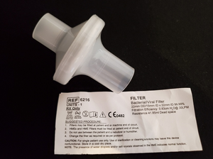 Clear Bacterial/Viral Filter, 22mm