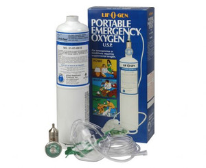Lif-O-Gen Portable Emergency Oxygen Kit, USP, 15-Minutes