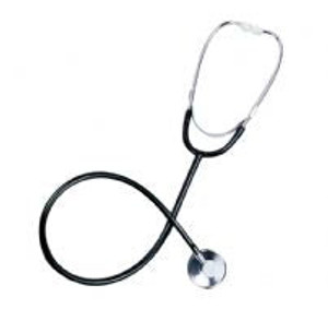 Dixie Single Head Nurse Stethoscope - Black