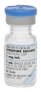 Atropine Sulfate Injection, USP, 1mg/1mL
