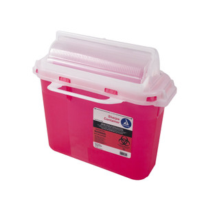 Dynarex Corporation 5.4 Quart Sharps Container, Mailbox Lid