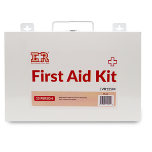 Ever Ready First Aid 25 Person First Aid Kit wit Metal Case