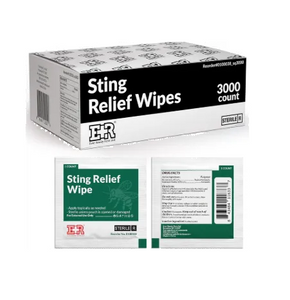 Ever Ready First Aid Sooth A Sting Pads, 3000 Wipes/Case