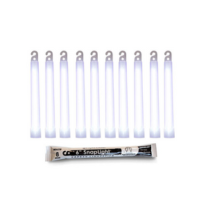 SnapLight White Light Sticks 8HR 6IN, (Case of 500)