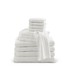 Classic Cotton Terry Hand Towels, 16 x 27, 12 Pack