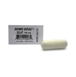 Demo Dose® Oral Medications - Dilat - 100 mg