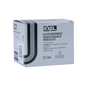 International Exel Needle, 22G x 1.5", Hypodermic, 100/Box