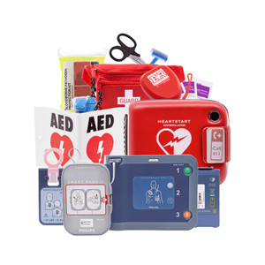 Philips HeartStart FRx Automated External Defibrillator AED Premium Bundle(Adults & Children)