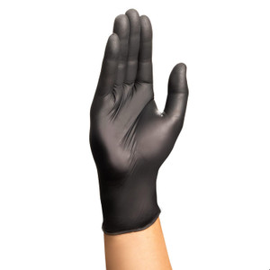 Black Fire Reversible Nitrile Gloves Black/Orange, 150/box