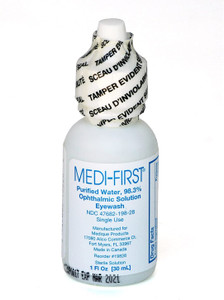 Sterile Eyewash Solution 1oz