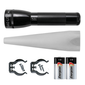 Maglite LED 2-Cell C Flashlight, Outdoor Adventure Pack