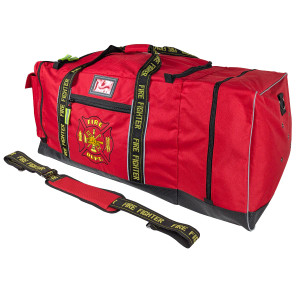 Kemp USA Firefighter Gear Bag, Red Kemp USA Firefighter Gear Bag, Red