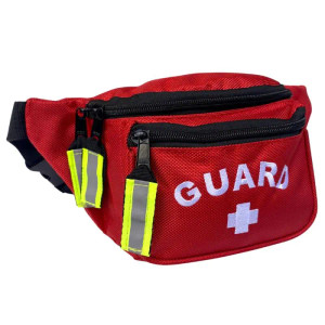 Kemp Premium Hip Pack with GUARD Logo, Red Kemp Premium Hip Pack with GUARD Logo, Red