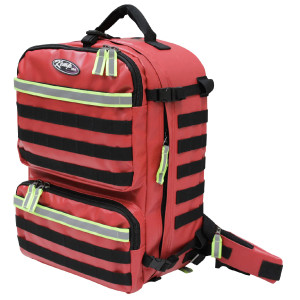 Kemp Fluid-Resistant Tarpaulin Rescue & Tactical EMS Bag, Red Kemp Fluid-Resistant Tarpaulin Rescue & Tactical EMS Bag, Red
