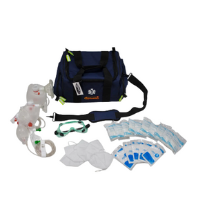 Kemp Maxi Trauma Bag with PPE Supply Pack, Navy Kemp Maxi Trauma Bag with PPE Supply Pack, Navy