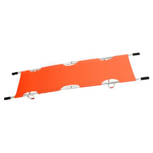 Kemp Folding Pole Stretcher, Orange