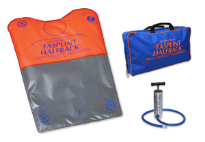 Hartwell Fasplint Halfback with Carry Case and Compact Pump