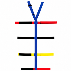 Bound Tree Medical Y Body Nylon Strap System (Multi-Colored)