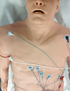 Nasco Zoll 12-Lead Arrhythmia Simulator with Manikin Overlay
