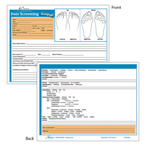 Nasco Foot Screening TearPad