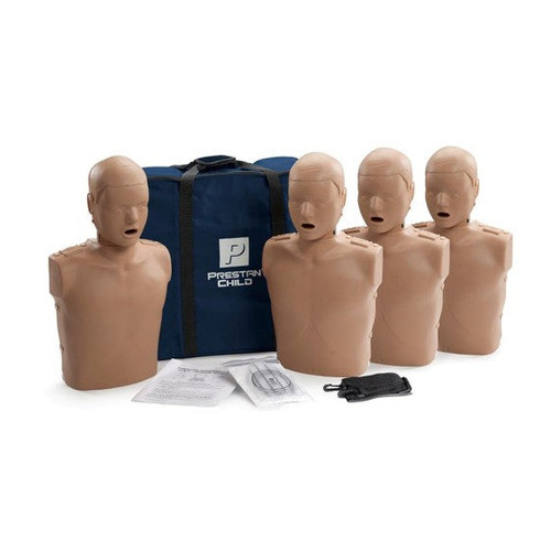 Child CPR  Manikin w/ Monitor (Dark Skin) - 4/pack