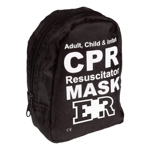 Ever Ready First Aid Adult and Infant CPR Mask Combo Kit - Tactical Black -  Dixie EMS