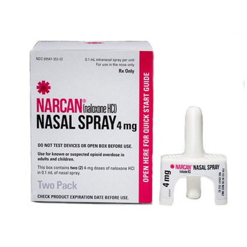 Narcan Naloxone Nasal Spray 4MG 2/PK