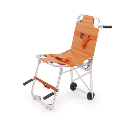 Ferno Model 42 Stair Chair w/Vinyl Cover - Orange