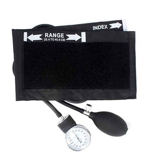 Dixie Ems Deluxe Aneroid Sphygmomanometer Blood Pressure Set W