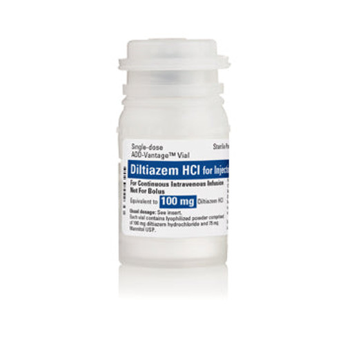 Diltiazem Hydrochloride Injection 100mg/15mL Single Dose Add-Vantage Vial - 10/pack