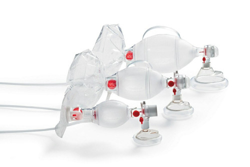 Ambu Spur II Disposable Adult BVM Resuscitator with Extra Facemasks