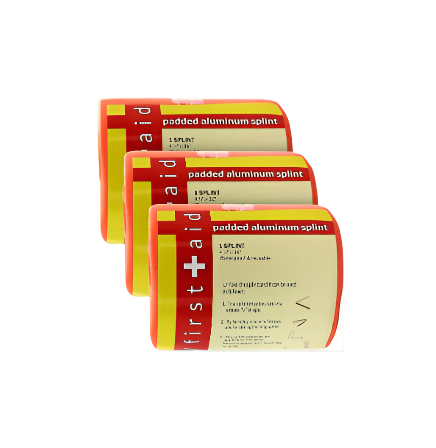 First Aid Only Padded Splint, 4 In X 24 In, Blue/White