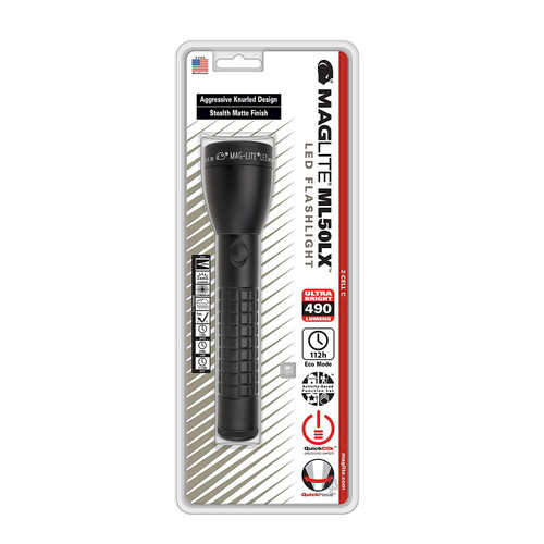 Maglite 2-Cell C Flashlight- Matte Black