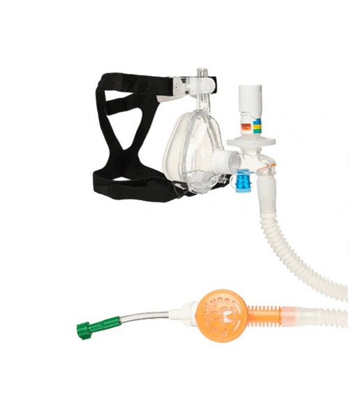 BiTrac ED Mask with 3-SET O2-CPAP Valve (5.0/7.5/10.0cm)
