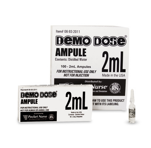 Demo Dose® Clear Ampule - 2 ml